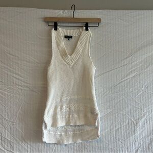 Rag & Bone White Dina Knit Tank XS